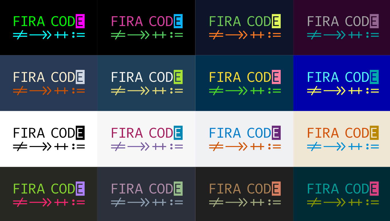 在VScode上使用FiraCode